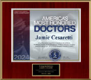 America's Most Honored Doctors 2024 - Top 5%: Jamie Cesaretti, MD