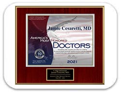 Jamie Cesaretti, MD: Americas Most Honored Doctors Top 10%